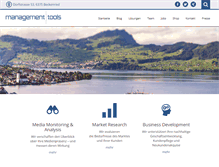 Tablet Screenshot of management-tools.ch